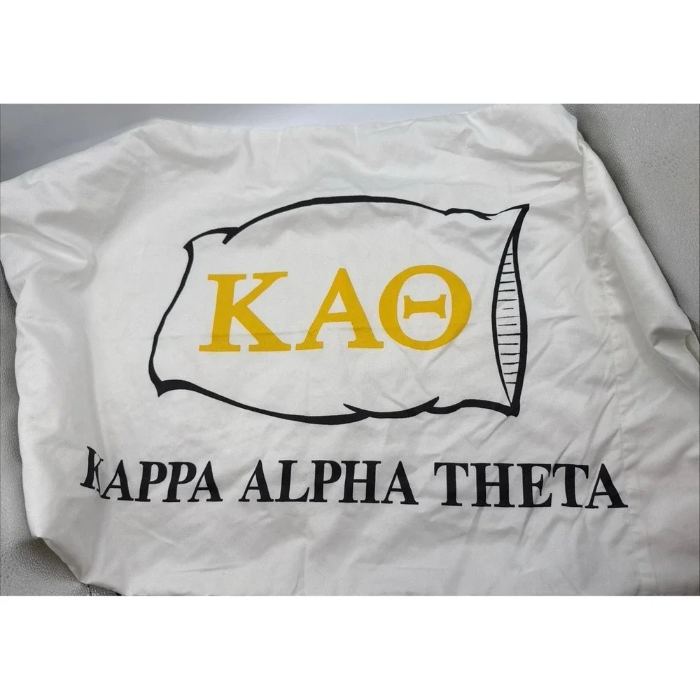 KAO Kappa Alpha Theta full top sheet pillow case Greek Sheets